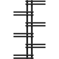 Mexen Jari Badezimmerheizkörper 1005 x 550 mm, 339 W, schwarz - W115-1005-550-00-70