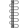 Mexen Kiso Badezimmerheizkörper 1250 x 500 mm, 256 W, schwarz - W114-1250-500-00-70