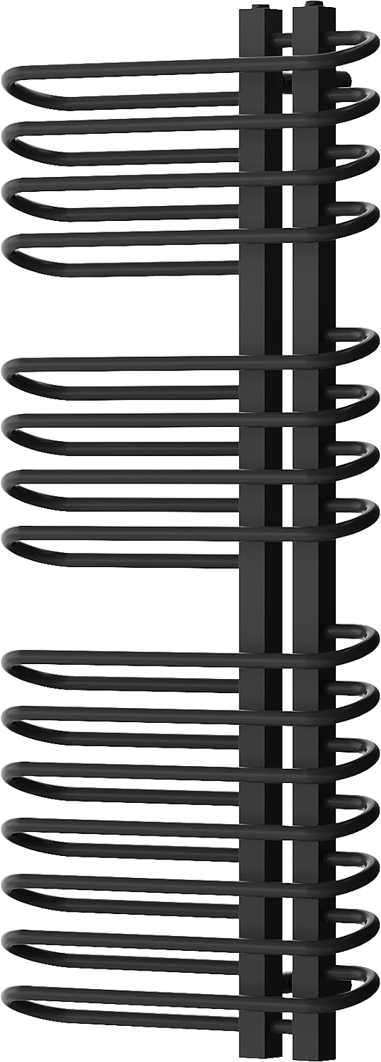 Mexen Ops Badezimmerheizkörper 1300 x 550 mm, 694 W, schwarz - W122-1300-550-00-70