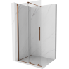 Mexen Velar Walk-in Duschwand 90 x 200 cm, transparent 8 mm, roségold - 871-090-000-03-60