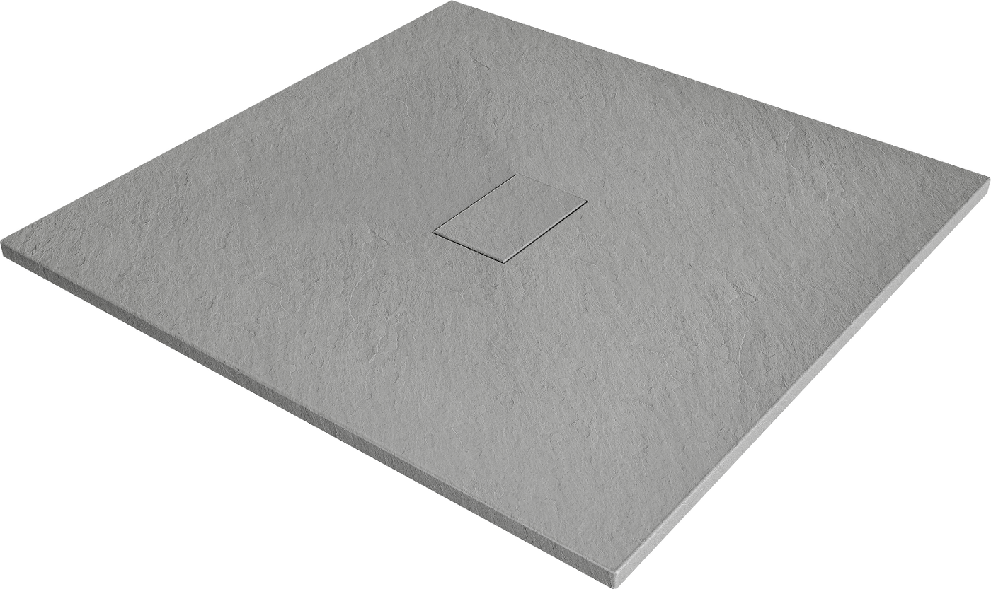 Mexen Hugo quadratische Duschwanne SMC 100 x 100 cm, grau - 42611010