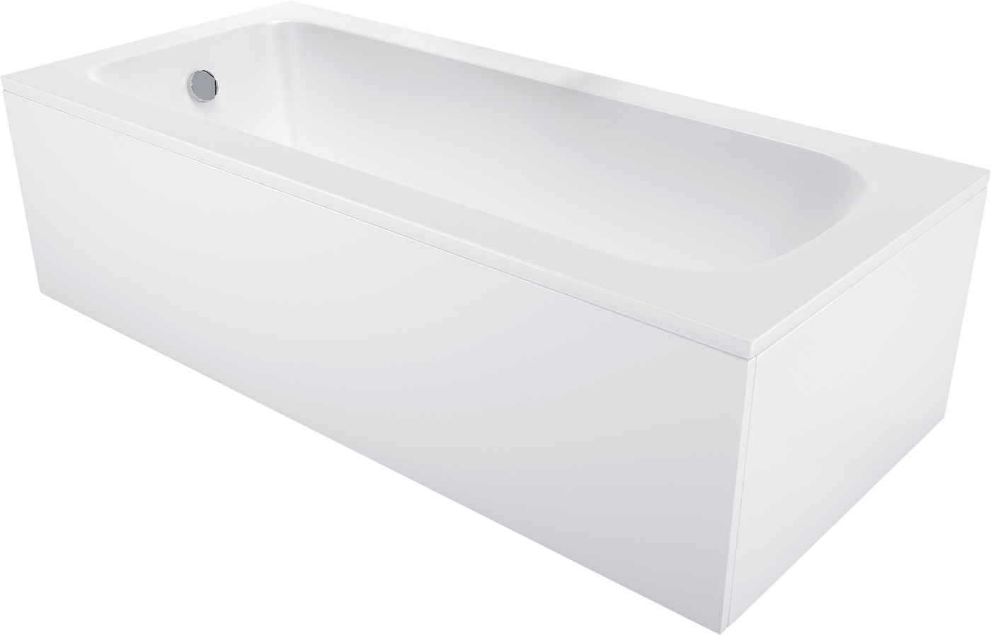 Mexen Vega Badewanne rechteckig 140 x 70 cm mit Verkleidung, weiß - 55011407000X