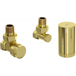 Mexen G05 Thermostat-Set, Eckform, Gold - W901-958-50