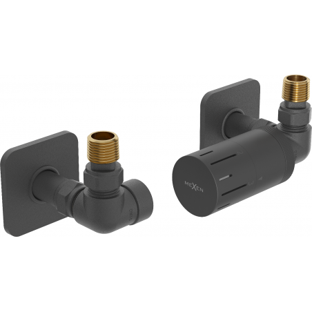 Mexen G05 Thermostat-Set mit axialem Verkleidungssatz S, anthrazit - W903-958-909-66