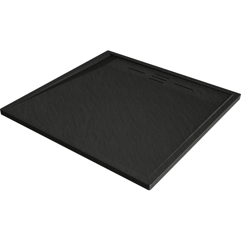 Mexen Amon quadratische SMC Duschwanne 80 x 80 cm, schwarz - 4F708080