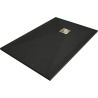 Mexen Stone+ rechteckige Verbundduschtasse 100 x 80 cm, schwarz, Abdeckplatte gold - 44708010-G