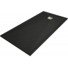 Mexen Stone+ rechteckige Verbundduschtasse 180 x 90 cm, schwarz, Abdeckung in Gold - 44709018-G