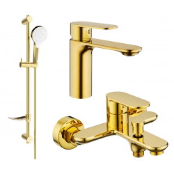 Mexen Milo DF05 Badewannenset, Gold - 71303DF05-50