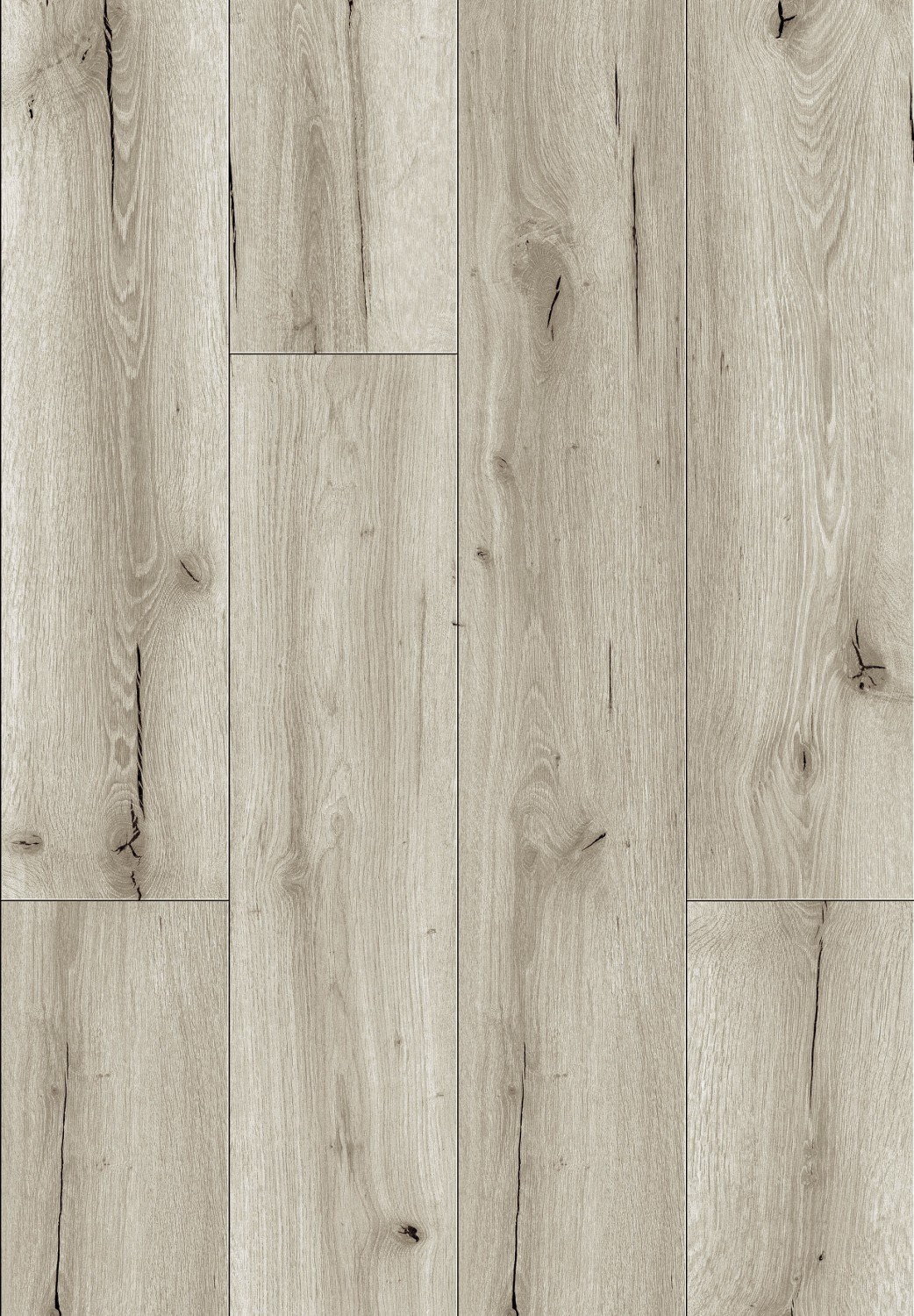 Mexen Virginia Vinyl-Paneele 1240 x 182 mm SPC 6,5 mm, IXPE-Unterlage 1,5 mm, 4-seitige V-Fuge, Eiche - F1005-1240-182-505-4V1-0