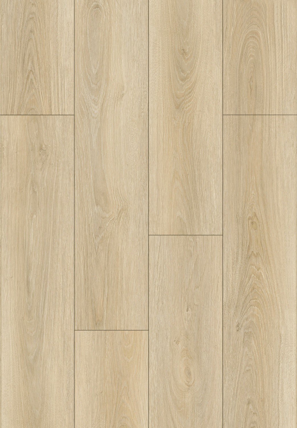 Mexen Kinston Vinylpaneele 1240 x 182 mm SPC 6,5 mm, IXPE Unterlage 1,5 mm, 4-seitige V-Fuge, Eiche - F1057-1240-182-505-4V1-01