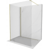 Mexen Kioto Walk-in Duschwand 120 x 70 cm, transparent, gold - 800-120-212-50-00-070