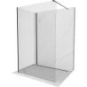 Mexen Kioto Duschwand Walk-in 90 x 90 cm, transparent, schwarz - 800-090-212-70-00-090