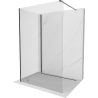 Mexen Kioto Walk-in Duschwand 130 x 110 cm, transparent, schwarz - 800-130-212-70-00-110