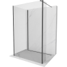 Mexen Kioto Walk-in Duschwand 120 x 70 x 30 cm, transparent, schwarz - 800-120-070-221-70-00-030