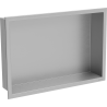 Mexen X-Wall-R Einbauregal mit Flansch 45 x 30 cm, inox - 1910453010