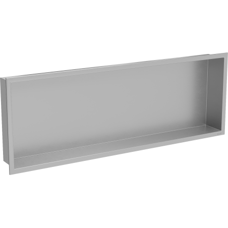 Mexen X-Wall-R Einbauregal mit Flansch 90 x 30 cm, inox - 1910903010