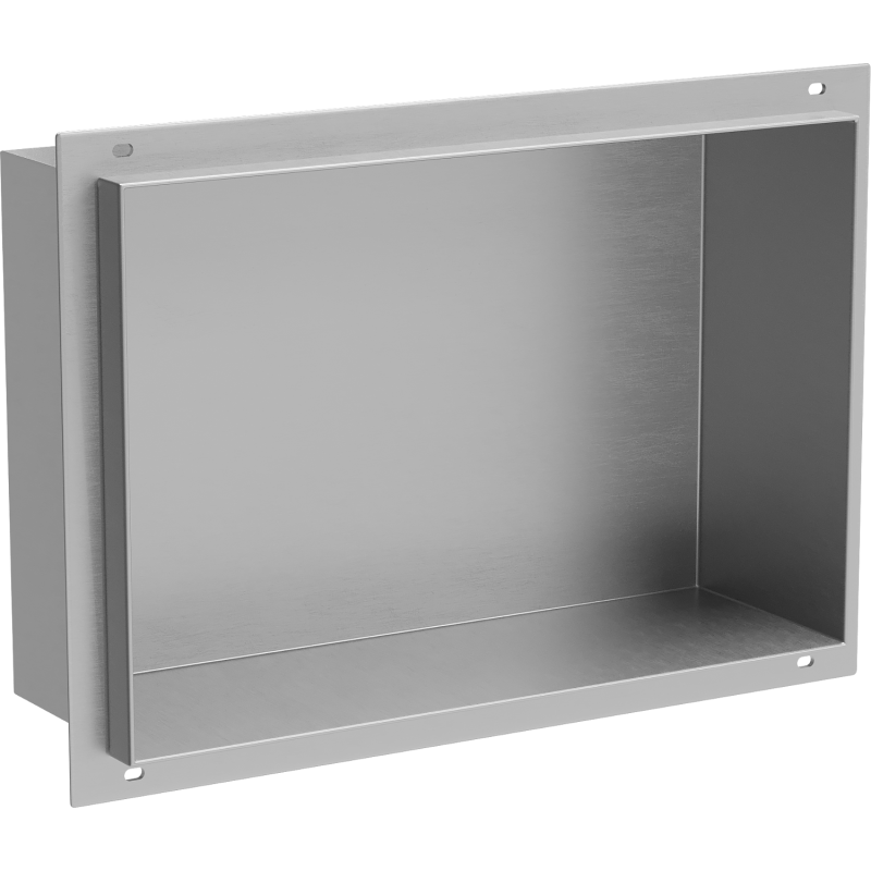 Mexen X-Wall-NR Einbauregal ohne Rahmen 30 x 20 cm, inox - 1911302010