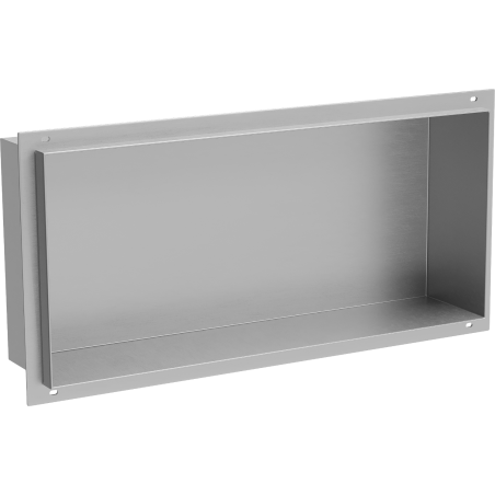 Mexen X-Wall-NR Einbauregal ohne Rahmen 45 x 20 cm, inox - 1911452010