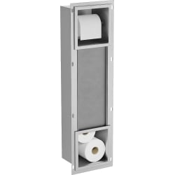 Mexen X-Wall-BP Toilettenpapierhalter mit Aufbewahrung, inox - 1914