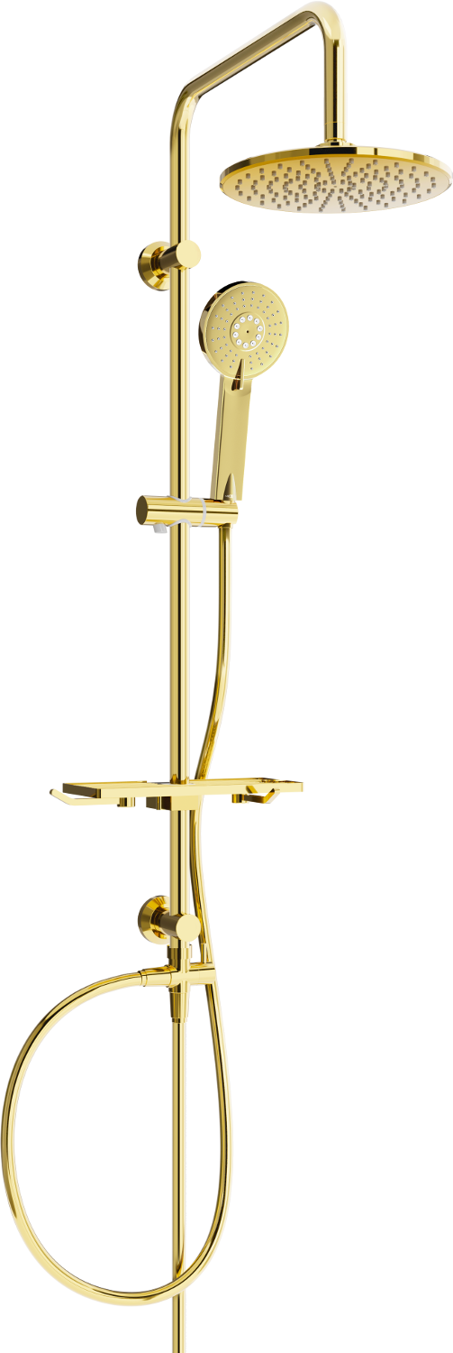 Mexen T40 Duschsäule, Gold - 798404093-50