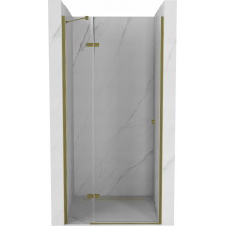 Mexen Roma Drehbare Duschtür 110 cm, Transparent, Gold - 854-110-000-50-00