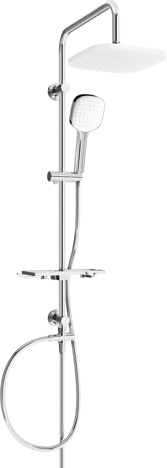 Mexen T33 Duschsäule, Chrom/Weiß - 798333393-02