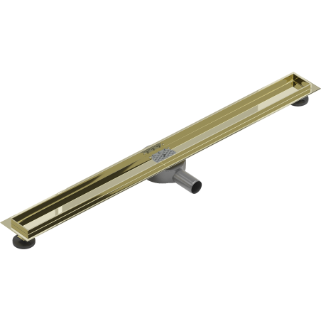 Mexen Flat 360 Abdeckung für lineare Duschabläufe 80 cm, Gold - 1540080