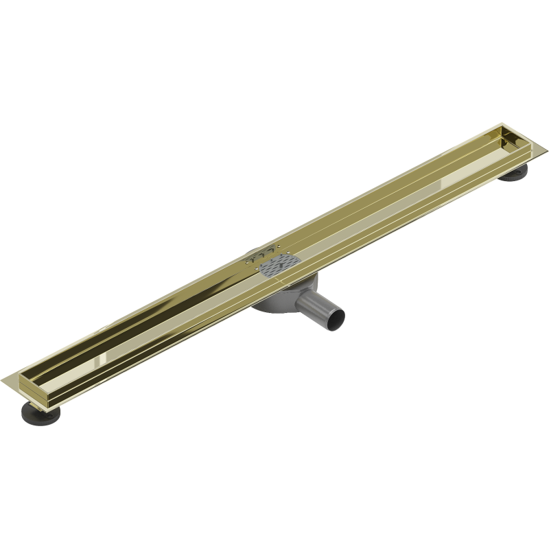 Mexen Flat 360 Abdeckung für lineare Duschabläufe 90 cm, Gold - 1540090