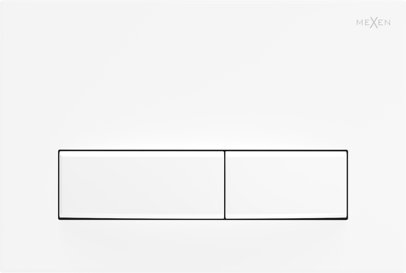 Mexen Fenix 09 Taste zur Betätigung der Spülung, Weiß matt - 600920