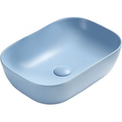 Mexen Rita Aufsatzwaschbecken 45 x 32 cm, Blau matt - 21084549