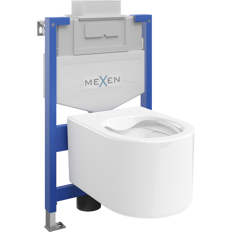 Mexen WC-Unterputzmontageset Felix XS-U Rahmen mit WC Sofia, Weiß - 6853354XX00