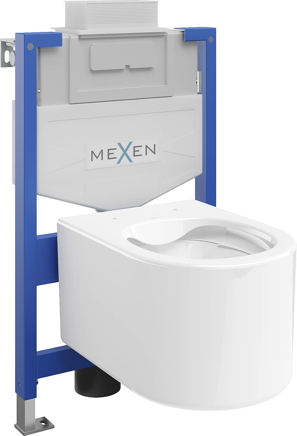 Mexen WC-Unterputzmontageset Felix XS-U Rahmen mit WC Sofia, Weiß - 6853354XX00