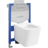 Mexen WC-Unterputzmontageset Felix XS-U Rahmen mit WC Teo, Weiß - 6853385XX00