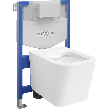 Mexen WC-Unterputzmontageset Felix XS-F Rahmen mit WC Teo, Weiß - 6803385XX00