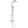 Mexen CQ45 Badewannen-/Brausegarnitur mit Kopfbrause und Thermostatmischer, Chrom - 779104595-00