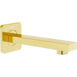 Mexen Cube Wannenfüller für die Wandmontage, Gold - 79370-50